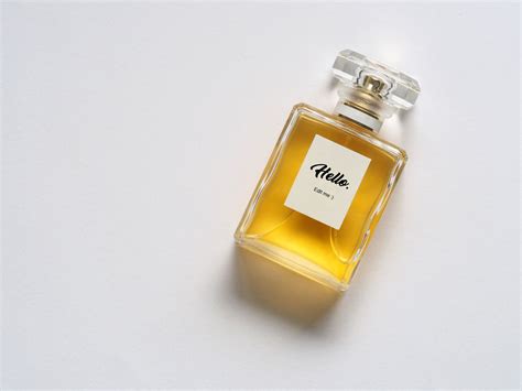 perfume design mockup